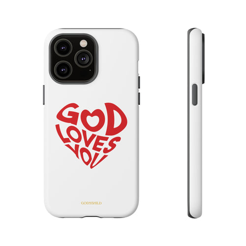 God Loves You heart